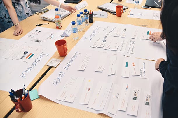 workshop card sorting